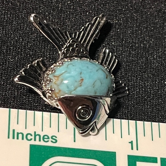 Vintage brooch - Danecraft - Fish - Sterling Silver - Picture 6 of 6